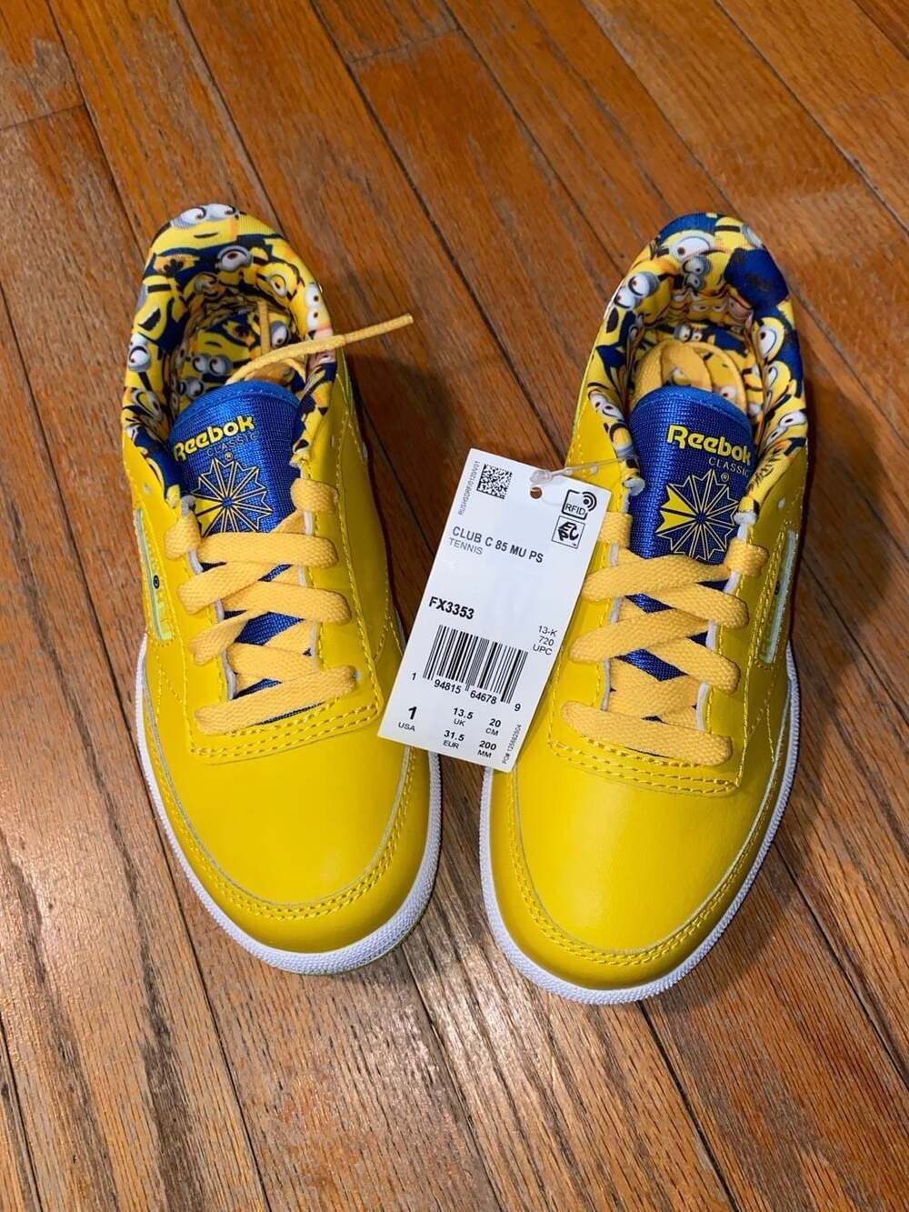 Reebok Club C 85 MU PS Minions Sneakers